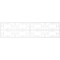 Ekena Millwork Set of Four Panels for 94 1/2"W x 24 1/4"H Monument Fretwork Wainscot Wall Paneling WPKP12X01X47MMT - alternate 3
